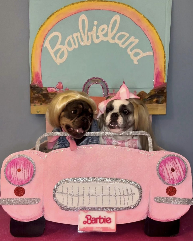 Delilah & Dallas as Barbie & Ken